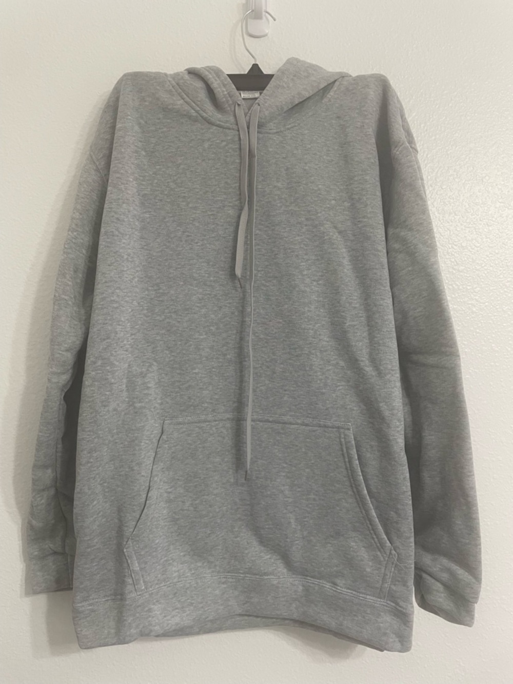 Classic Grey Pullover Hoodie